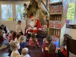 Santa Arrives at Lady Green