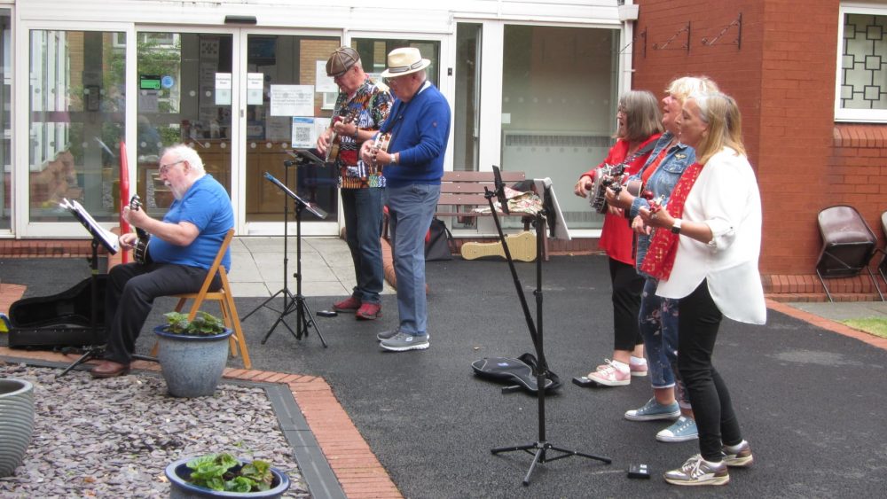 Southport u3a Banjolele Group at Connell Court