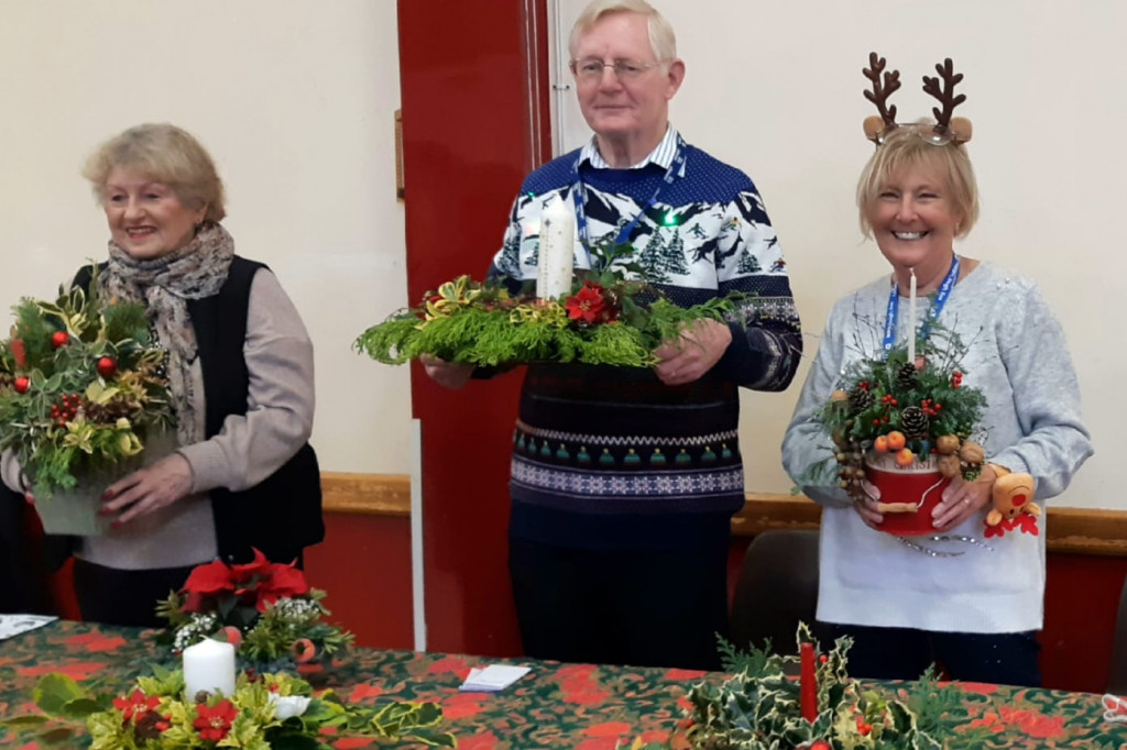 Southport u3a Gardening Group Christmas party prize winners
