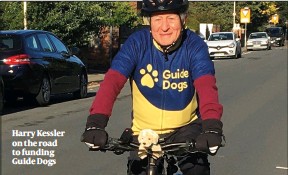 Southport u3a Harry Kessler cycling 900 mile for charity.