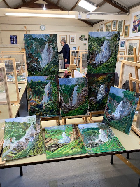 Southport u3a OYCZ mixed media workshop