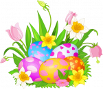 Jacqueline Iddon Easter flower arrangement