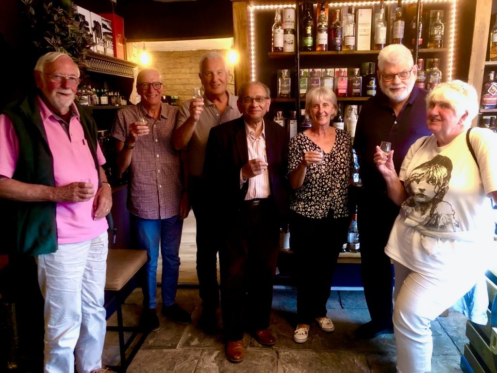 Whisky tasting in The Dram of Churchtown