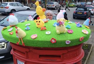 postbox topper southport u3a crochet group