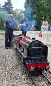 All aboard - Newby Hall !