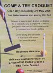Southport Croquet Club Tasters