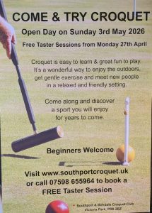 southport croquet club tasters