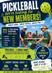 The Pickleball Group now has spaces for some new members !